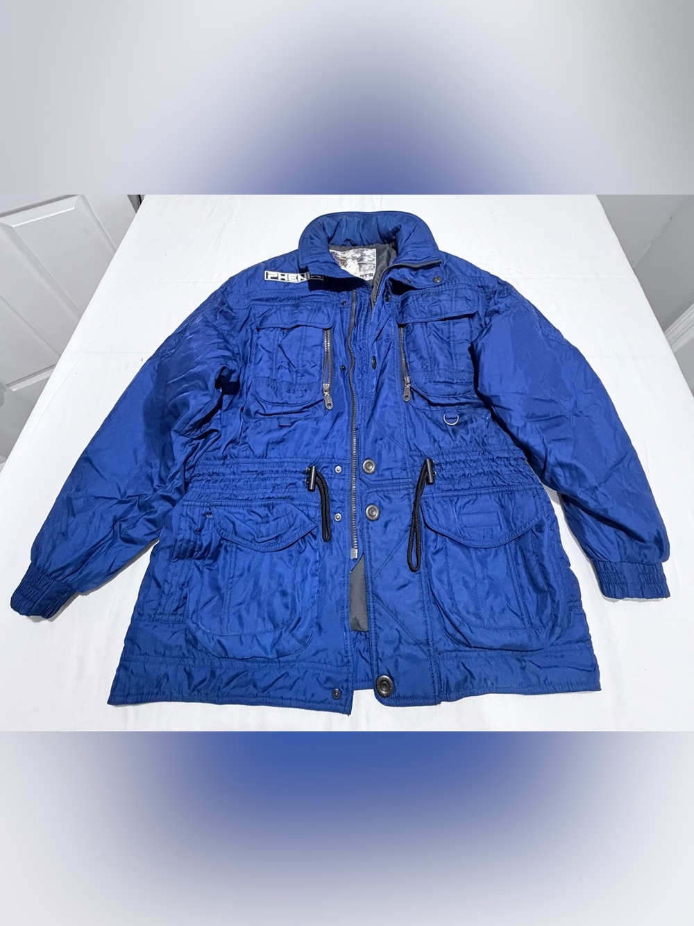 Vintage Phenix Men’s Blue Ski Jacket Medium 50 Packable Hood